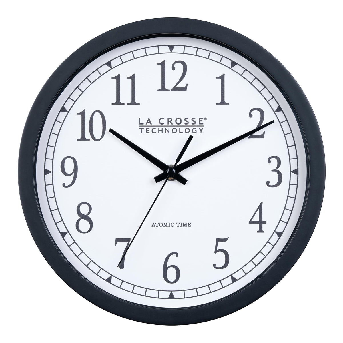 Inspired Nelson Style 404-3826 10 inch Classic Black Atomic Analog Wall Clock