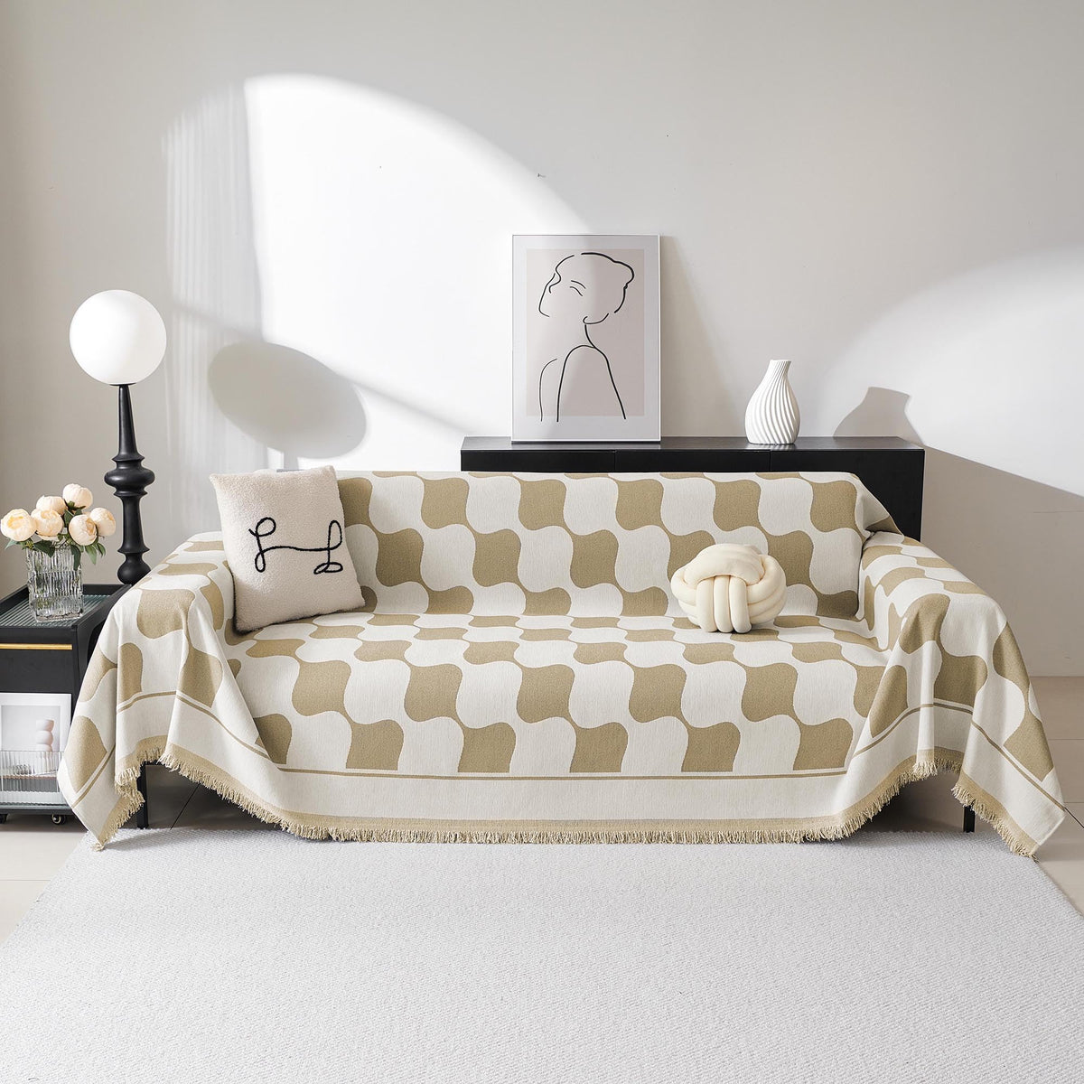 Sofa Cover Washable Sectional Couch Cover, X-Large Couch Slipcovers for Reclining Couch 2 Seat, Washable Sofa