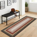 Washable Runner Rug Non Slip Braided Hallway Runner Mat