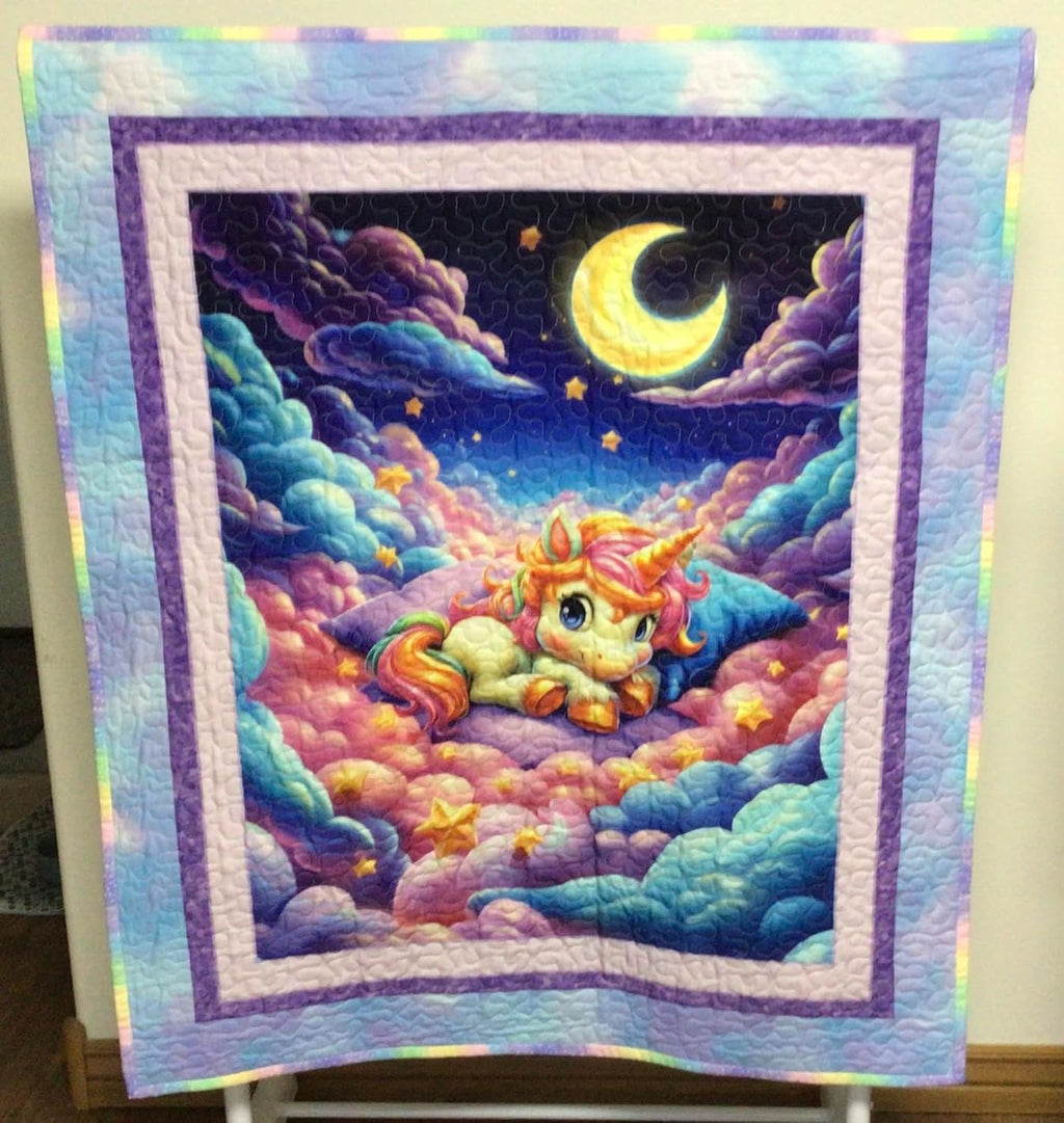 Baby Quilt Unicorn, Crib Bedding