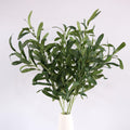 4pcs 36 inch Tall Faux Greenery Branches Stems Fake Olive Branches Artificial Plants for Vase Home Party Decoration