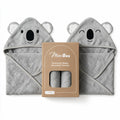 Baby Hooded Towels 2 Pack for Newborn & Toddler - Super Soft Baby Bath Towels with Hood, Highly Absorbent Viscose