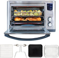 Digital 11-In-1 Air Fryer Toaster Oven Combo 26 Qt Convection Rotisserie Dehydrator Bake Broil 1800 Watts
