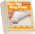Non-Slip Rug Pad 6x9 FT, White - Set of 54