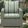 Deep Seat Patio Cushions Set 24 x 24 Inch,Olefin Fabric Outdoor Seat Cushion,Patio Furniture Cushions with Removable