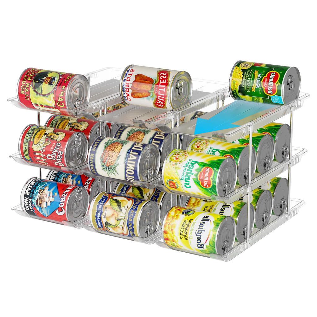 Can Organizer for Pantry Canned Food Storage Goods Holders 3 Tier