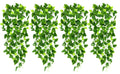 4pcs Artificial Hanging Plants 2.9ft Fake Ivy Vine Fake Ivy Leaves for Wedding Wall House Room Patio Indoor Outdoor