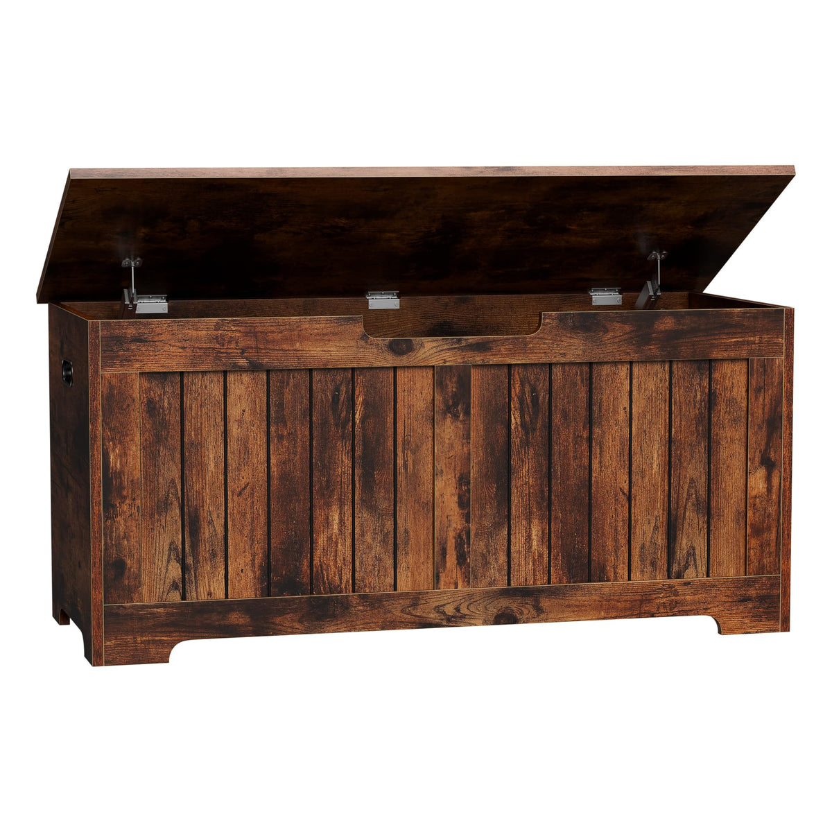 Wooden Storage Chest, 30/40 Inch Storage Trunk w/2 Safety Hinges, Storage Bench, Modern Lift Top Chest Box Organizer