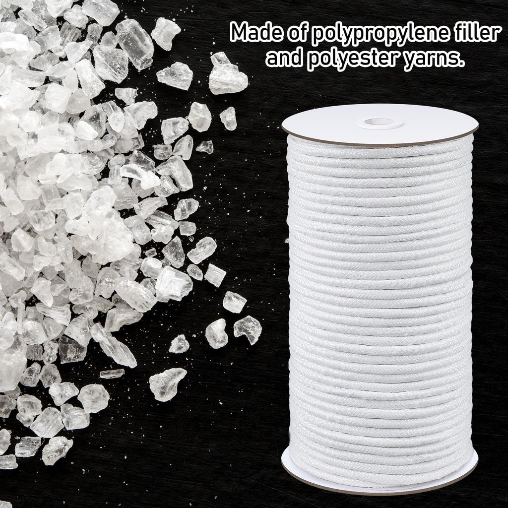5/32" Firm Synthetic Upholstery Welt Cord Braided Cording for Sewing Synthetic Cord for Upholstery Pillows Welting