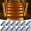 Solar Step Lights for Outside 12 Pack, Solar Stair Lights Outdoor