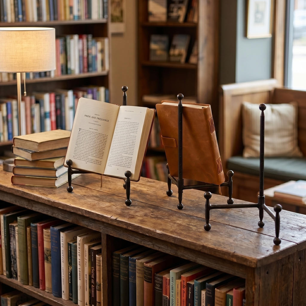Modern Tripod Easel Display, Black Finish - Lightweight & Durable Design - Perfect for Displaying Decorative