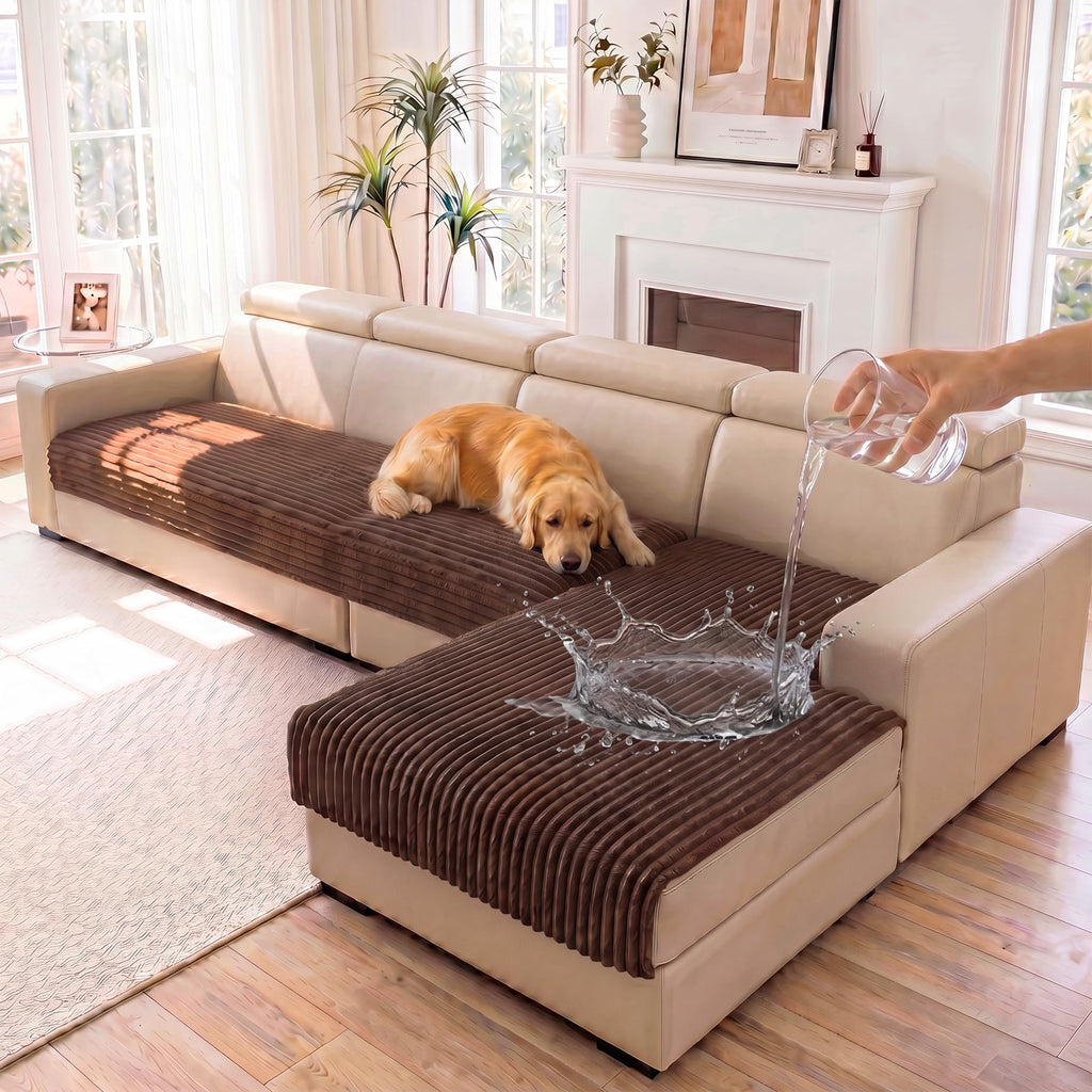 2 Pack Waterproof Couch Cover for Dogs for Sectional Sofa