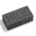 Wood Plastic Composite Interlocking Patio Deck Tiles, 22 Pack 12"x12" Premium Waterproof Porch Decking Tiles, All