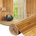 Flexible Bamboo Wall Paneling - 48"x96" Pole Wrap for Basement Columns & Curved Walls - Paintable Wood Slat Tambour