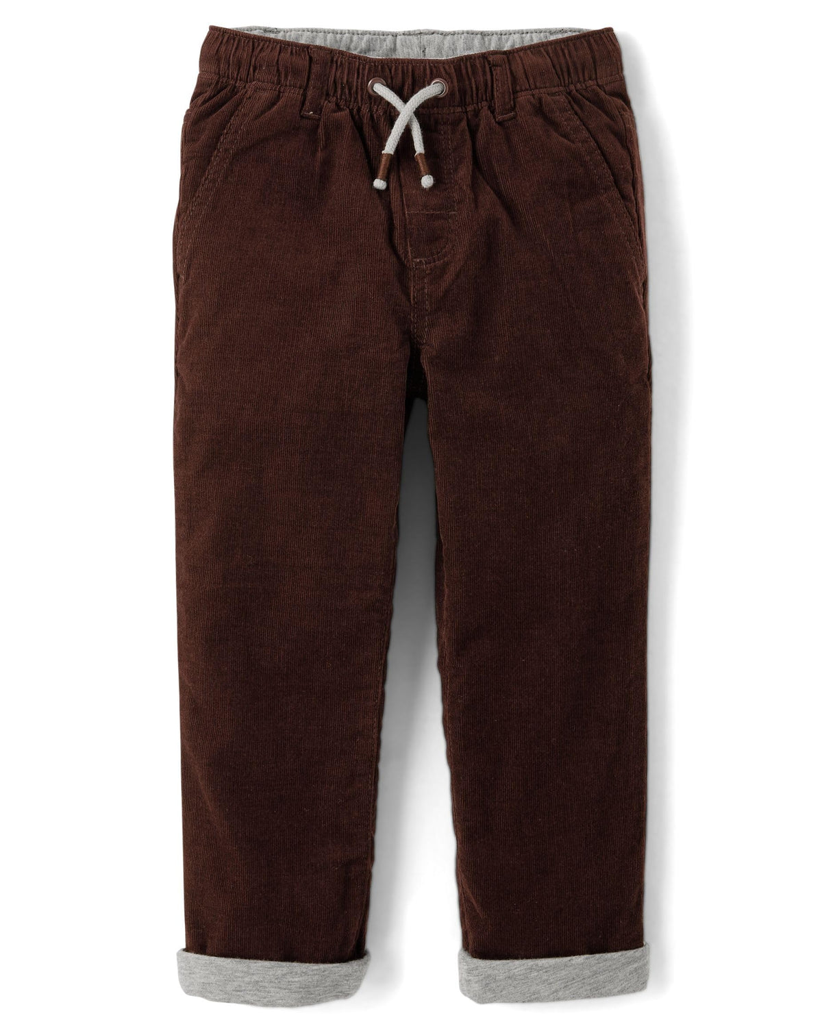 Boys,and Toddler Corduroy Pull on Pants,Dk Hazlenut