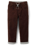 Boys,and Toddler Corduroy Pull on Pants,Dk Hazlenut