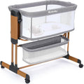 3-in-1 Baby Bassinet, Rocking Baby Bassinets Bedside Sleeper, Adjustable Portable Crib for Newborn Infant with Wheels