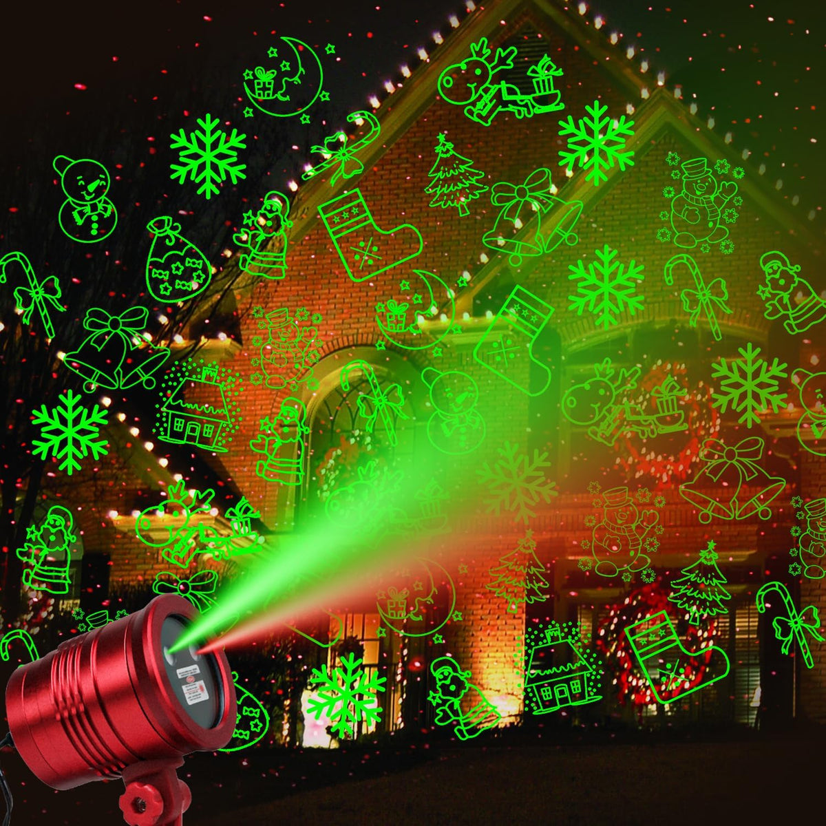 Limited Edition Christmas Projector Lights Outdoor, Special Edition Waterproof Christmas Laser Lights with Remote