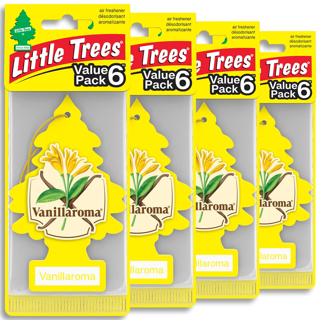 Car Air Freshener | Hanging Tree Provides Long Lasting Scent for Auto and Home | 24 Air Fresheners |Vanillaroma