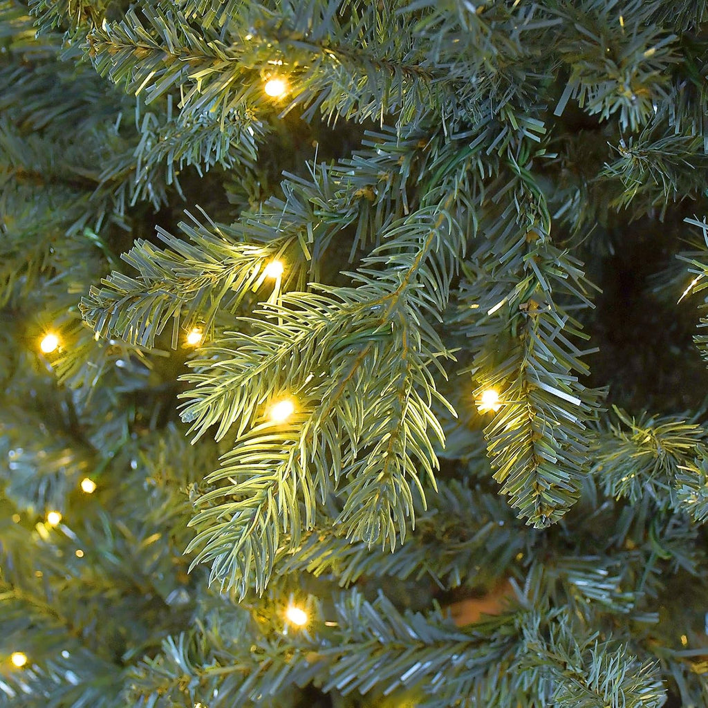 Pre-Lit Artificial Christmas Tree, 4 to 9 ft, Warm Lights, Faux Xmas Tree, Party