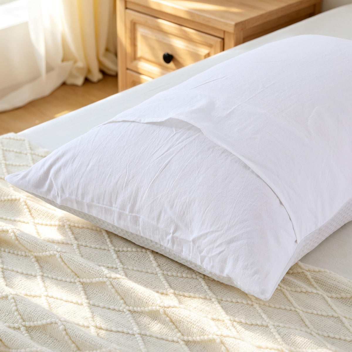 Cotton Duvet Cover - 100% Cotton Waffle Weave Duvet Cover Set