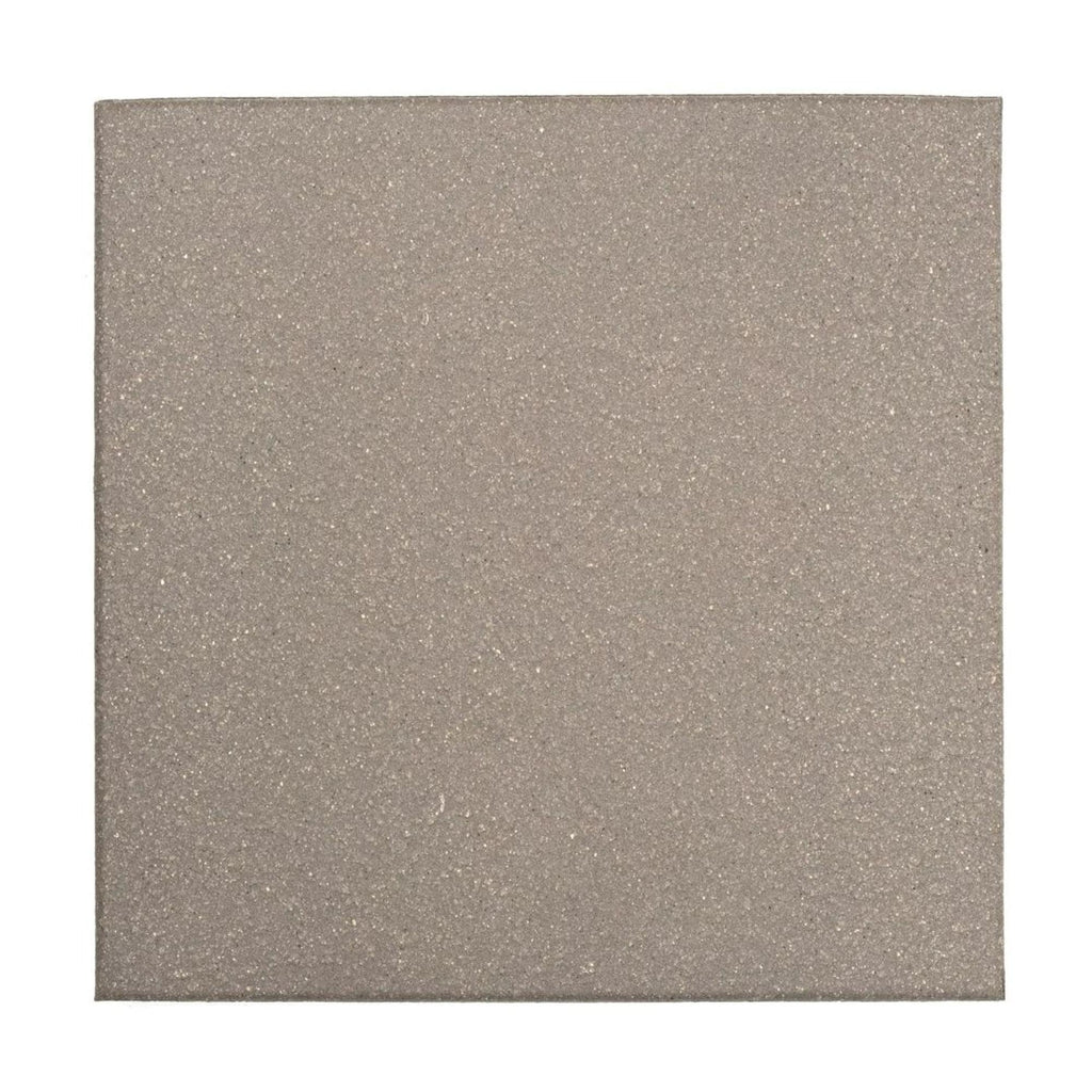 6x6 Ashstone Gray Quarry Tile - Matte Ceramic Floor and Wall Tile for Restaurant, Kitchen, Patio, Spa, Indoor Outdoor