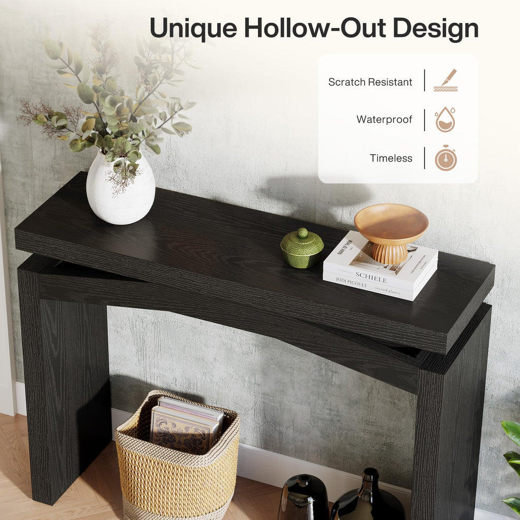 40-Inch Console Table, Farmhouse Sofa Console