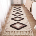 Boho Runner Rug 2'x6', Washable Hallway Rug Runner Non Slip Rubber Backed, Kitchen Farmhouse Area Rug Floor Mat with