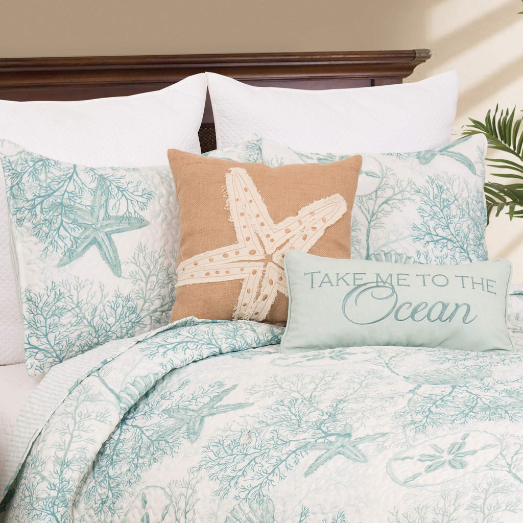 Ocean Treasures 3-Piece Quilt Set