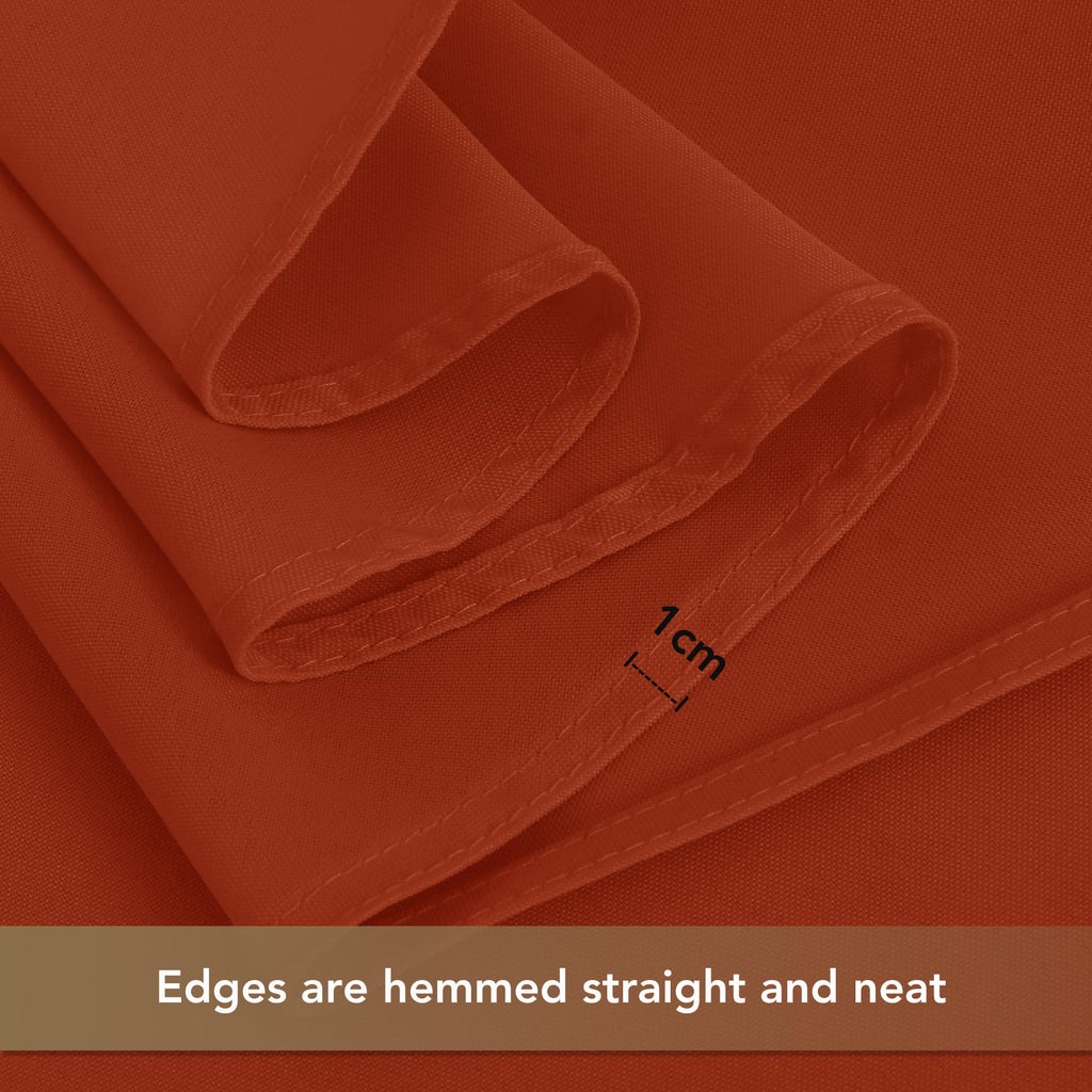 Square Tablecloths Fall Table Cloth, Rust, 85x85 Inch, 2 Pack