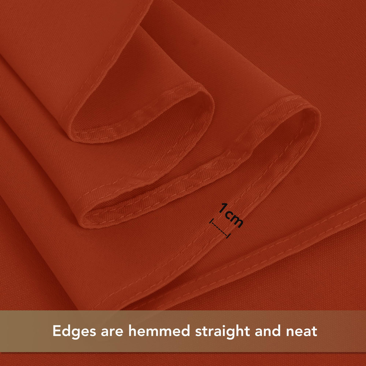 Square Tablecloths Fall Table Cloth, Rust, 85x85 Inch, 2 Pack