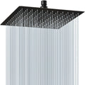 Square Rain Shower Head,High Pressure,Oil Rubbed Bronze 12 Inch