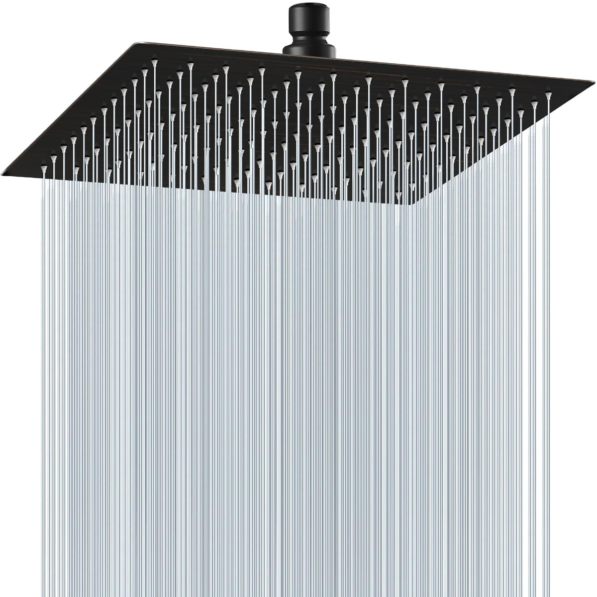 Square Rain Shower Head,High Pressure,Oil Rubbed Bronze 12 Inch