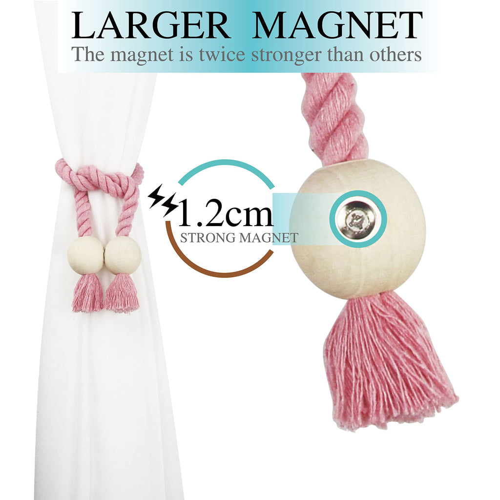Magnetic Curtain Tiebacks Decorative Tie Back Drapes Holdbacks