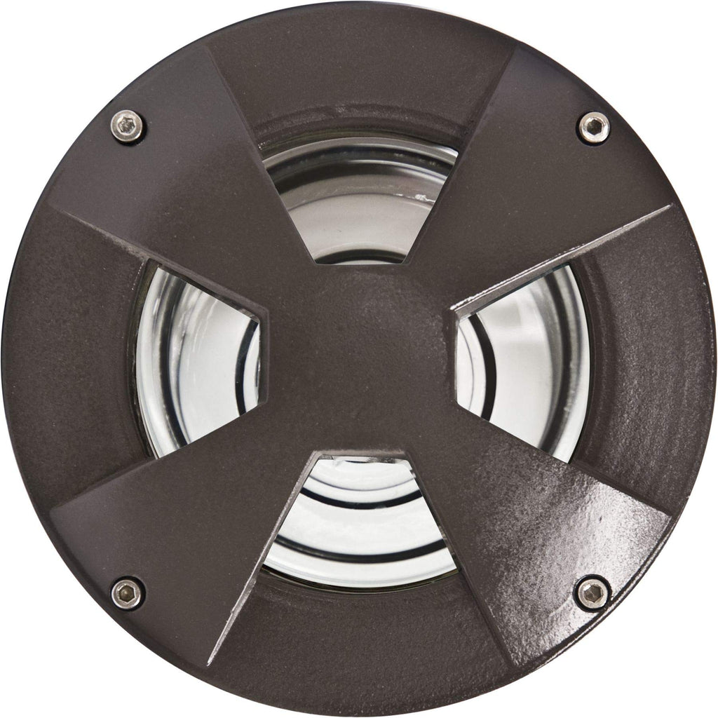 Well Light with Driveover Cover with Sleeve, 35W 12, Bronze Finish