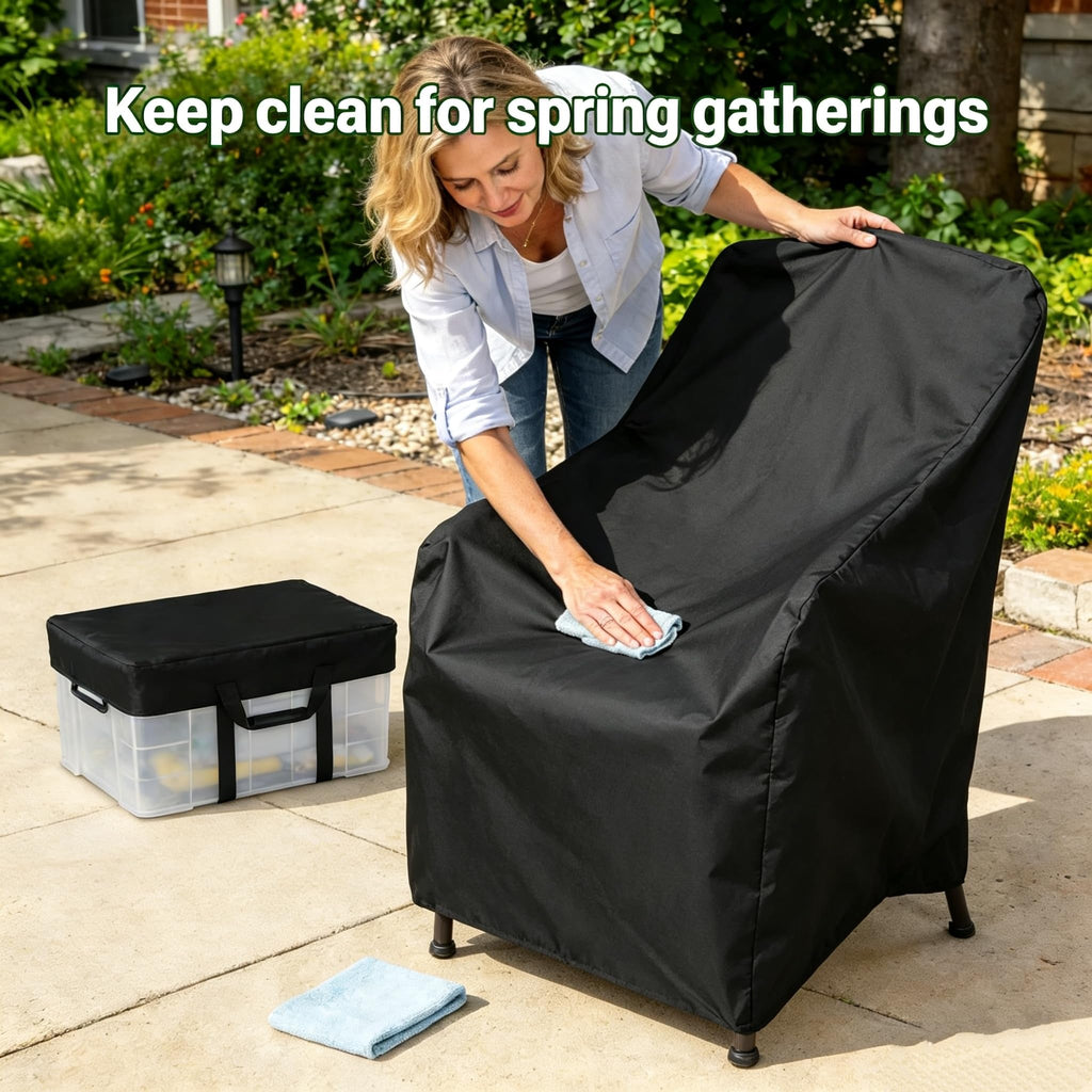 Patio Outdoor Chair Covers Waterproof 600D Heavy Duty