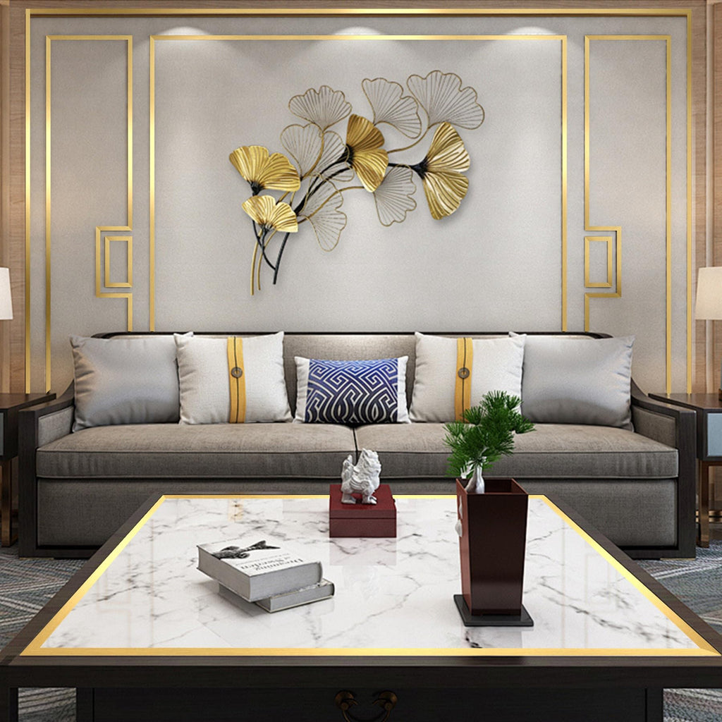 Gold Metalized Brushed Finish Molding Trim, Peel and Stick Strip for Mirror Frame, Wall, Fireplace and Home DIY
