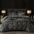 Duvet Cover Set, 3pcs Ultra Soft Breathable Comforter Cover Set, Luxury Cozy Flannel Duvet Cover