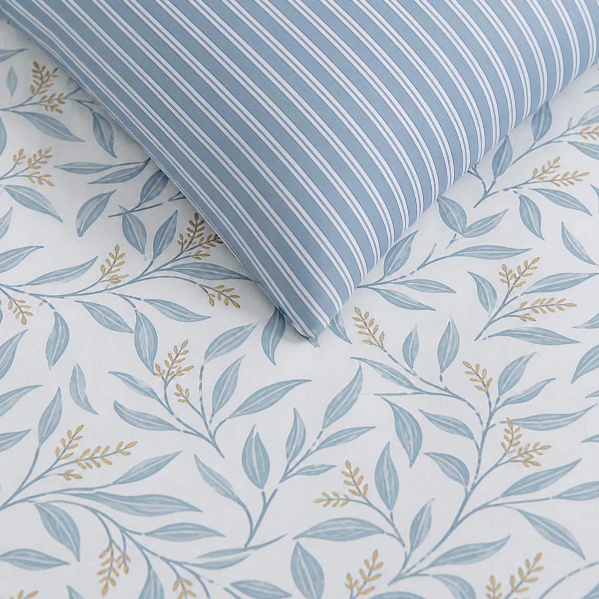 Comforter Set-7 Pieces Floral Bed in a Bag Bedding Sets