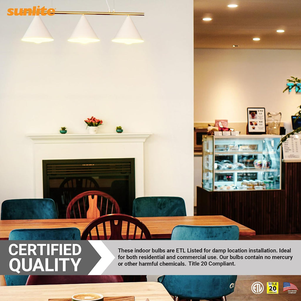 LED G25 Globe Light Bulb, 6 Watts (60W Equivalent), 120V, Medium E26 Base, 500 Lumens, Dimmable, Frosted, 90 CRI
