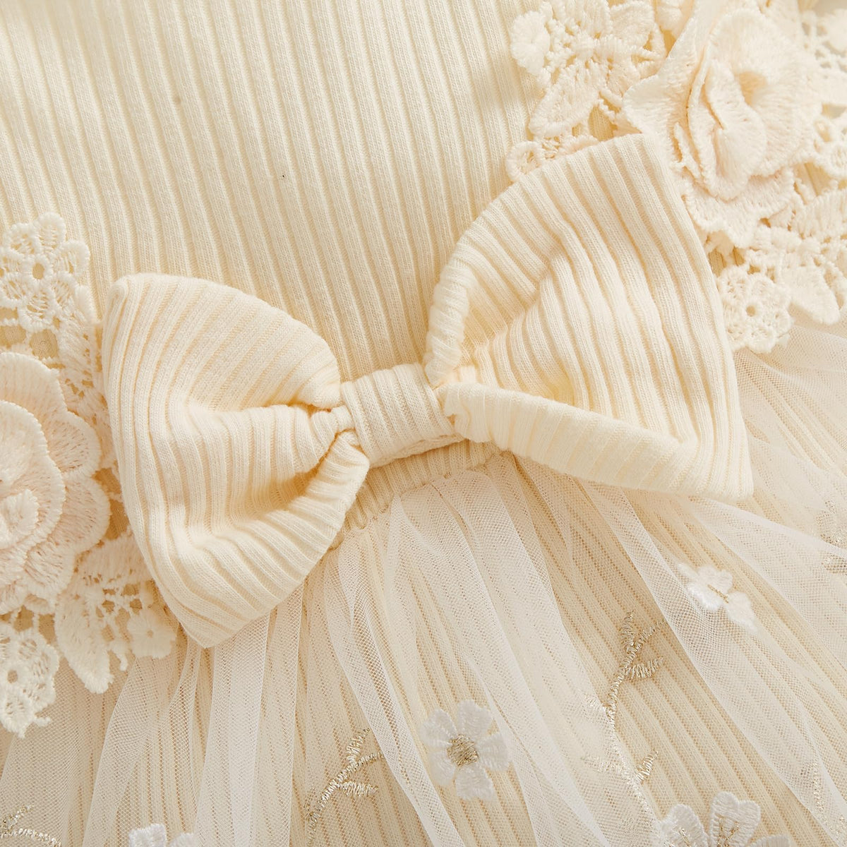 Newborn Baby Girl Summer Dress Ruffle Sleeveless Floral Embroidery Romper Dress Headband Beautiful Clothes Set