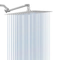 High Pressure Large Stainless Steel Square Rain ShowerHead With Shower Arm Waterfall Full Body Coverage Easy to Clean