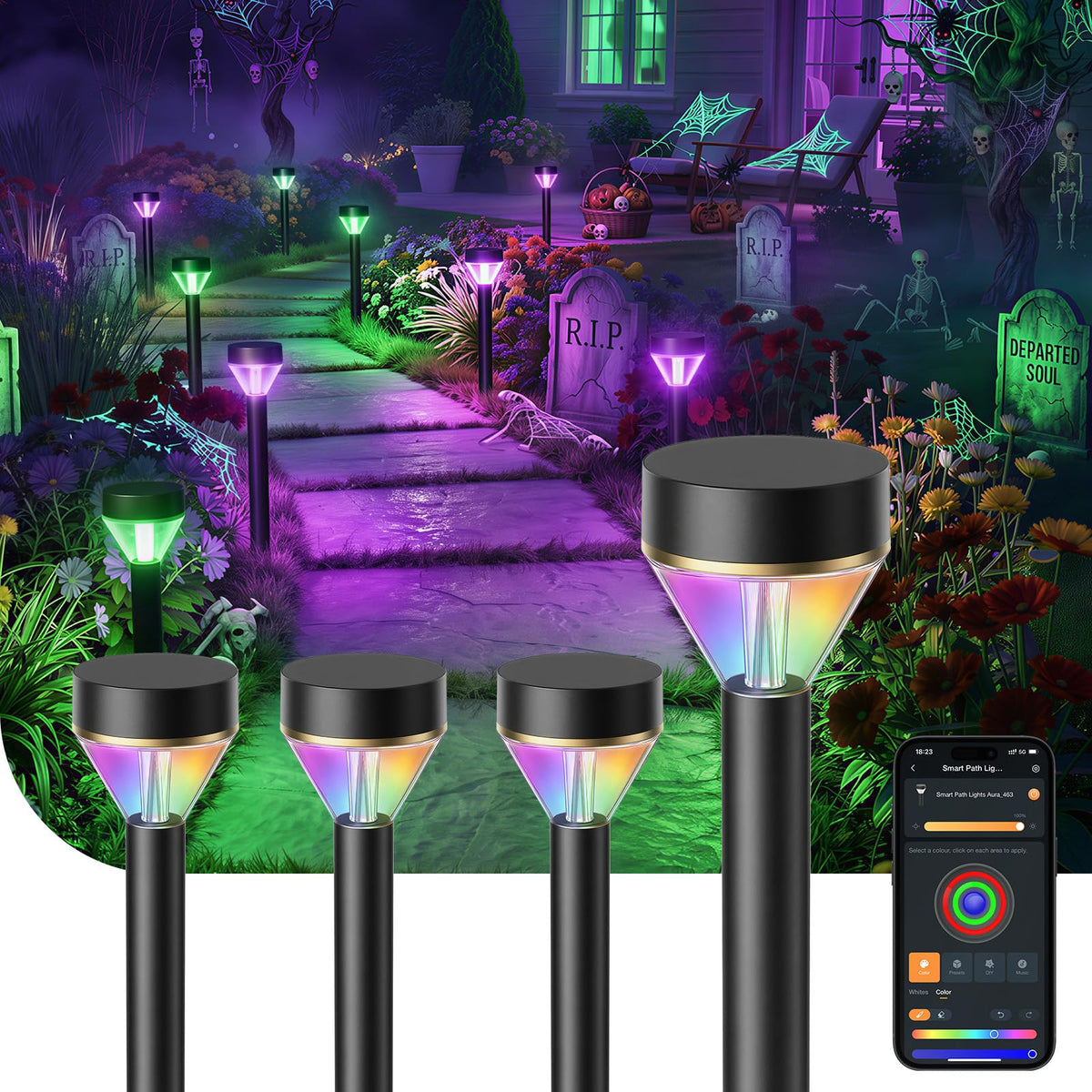 Smart Low-Voltage Path Lights SP6LV, 510LM Outdoor Pathway Lights