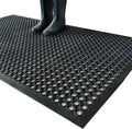 Outside Rubber Floor Mats Anti Slip Commercial Resturant Drainage Mat | 60"x35" Heavy Duty Outdoor Mat Garage Garden