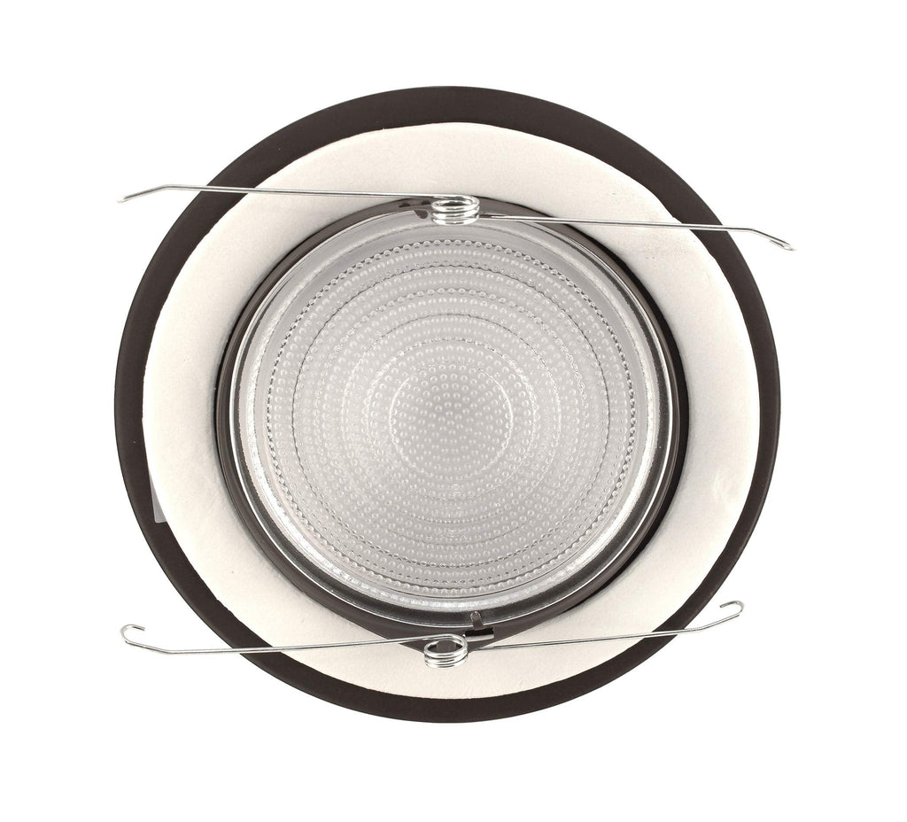 6 inch Bronze Recessed Shower Trim with Glass Fresnel Lens (17502BZ)