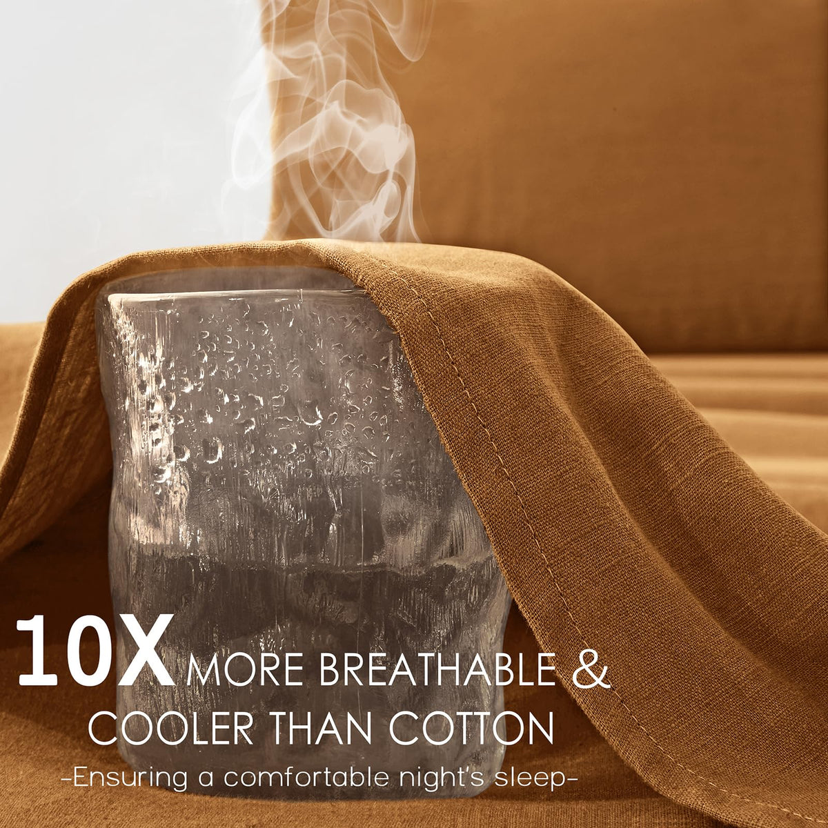 100% French Linen Sheets Bed Sheets for Hot Sleepers