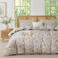Queen Comforter Set Boho Soft 3 Pieces Chic Retro Boho Print Bohemian Comforter for All Seasons Luxury Warmth Comfy