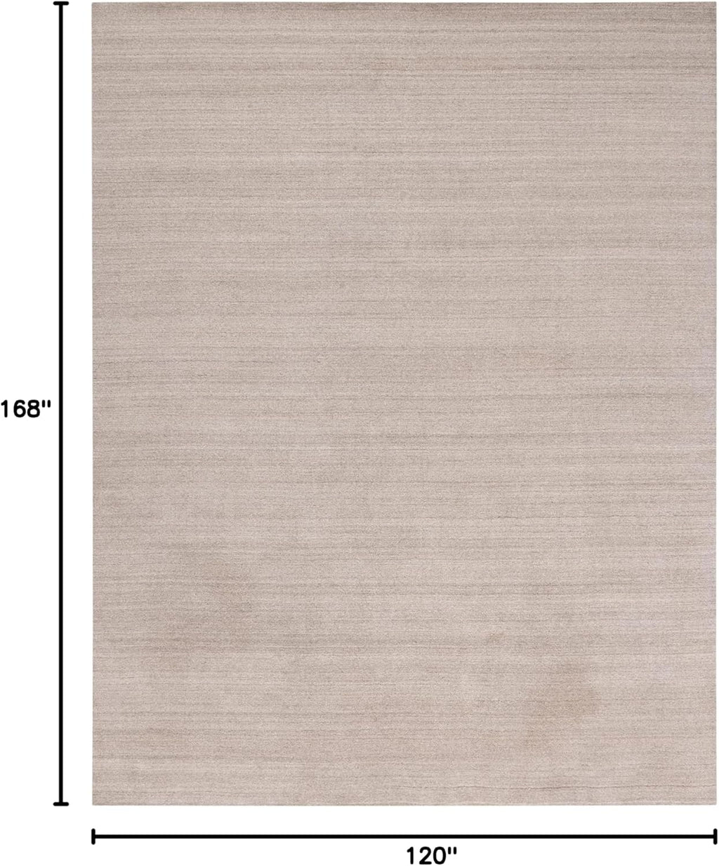 Himalaya Area Rug, Stone, Handmade Wool