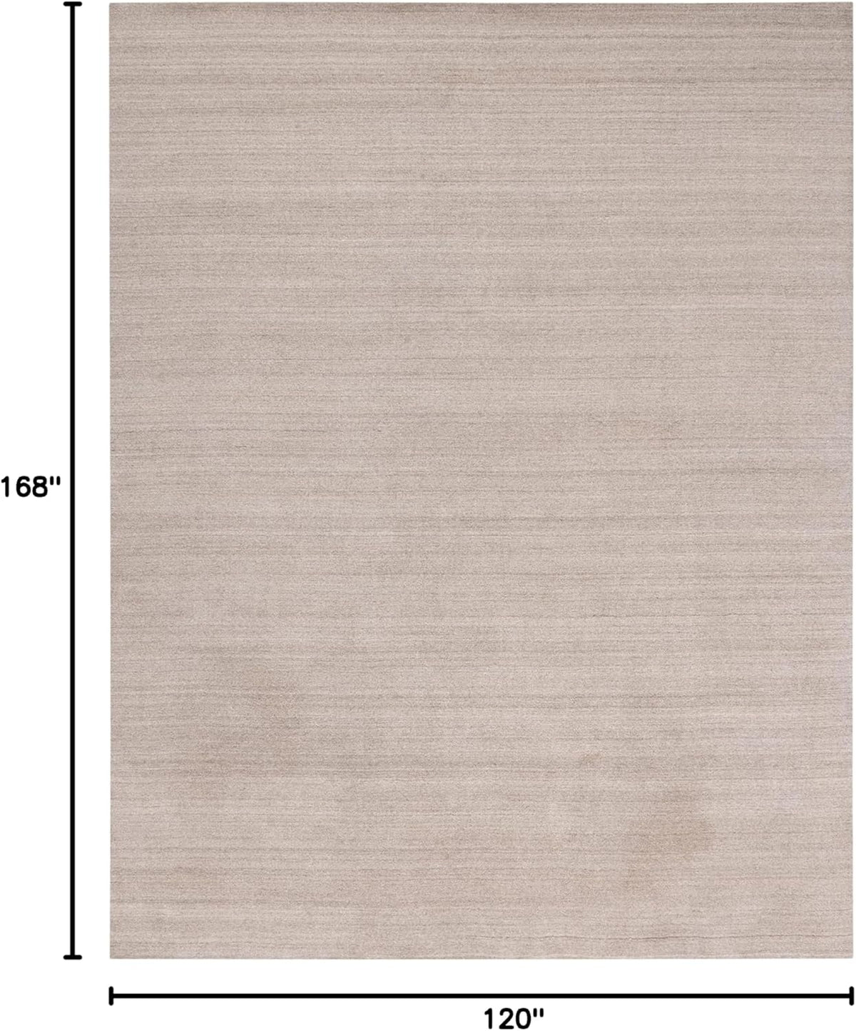 Himalaya Area Rug, Stone, Handmade Wool