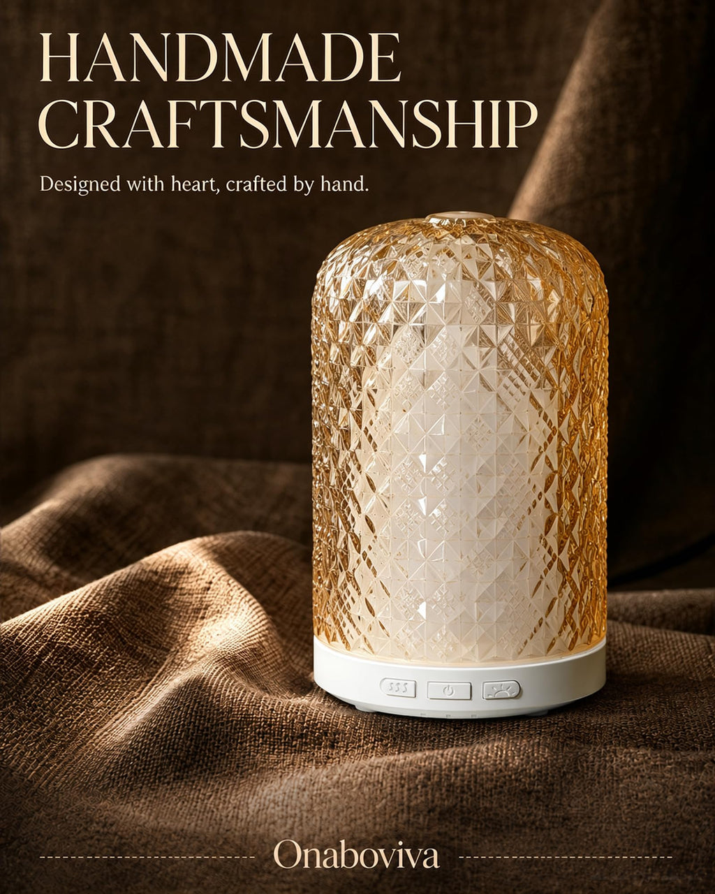 Glass Essential Oil Diffuser with Pulse/Continuous Mist